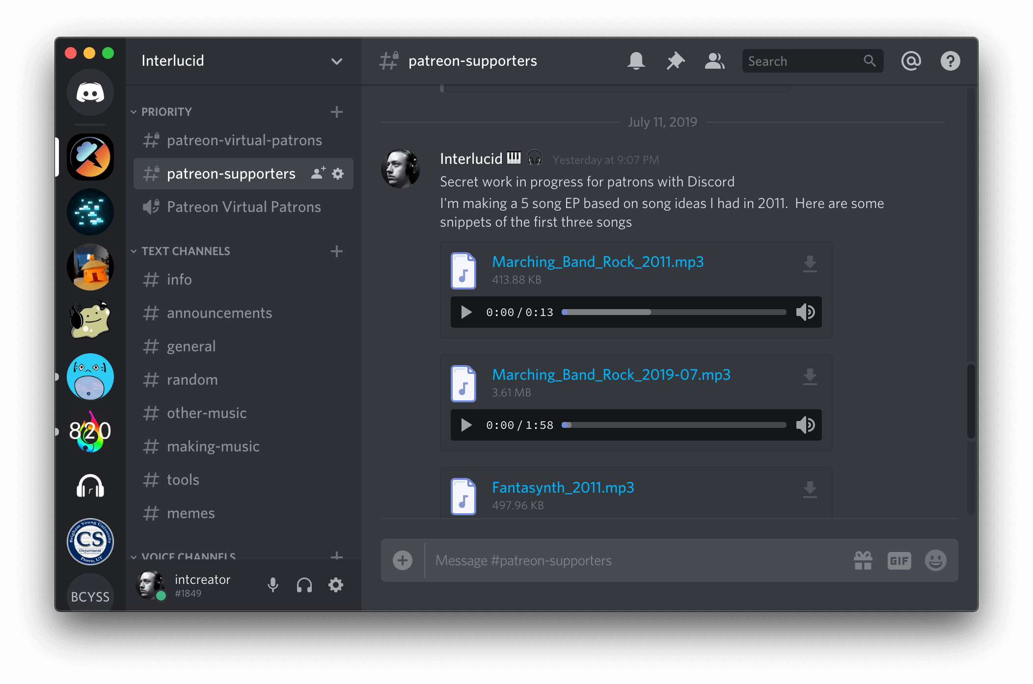 Discord Server screenshot